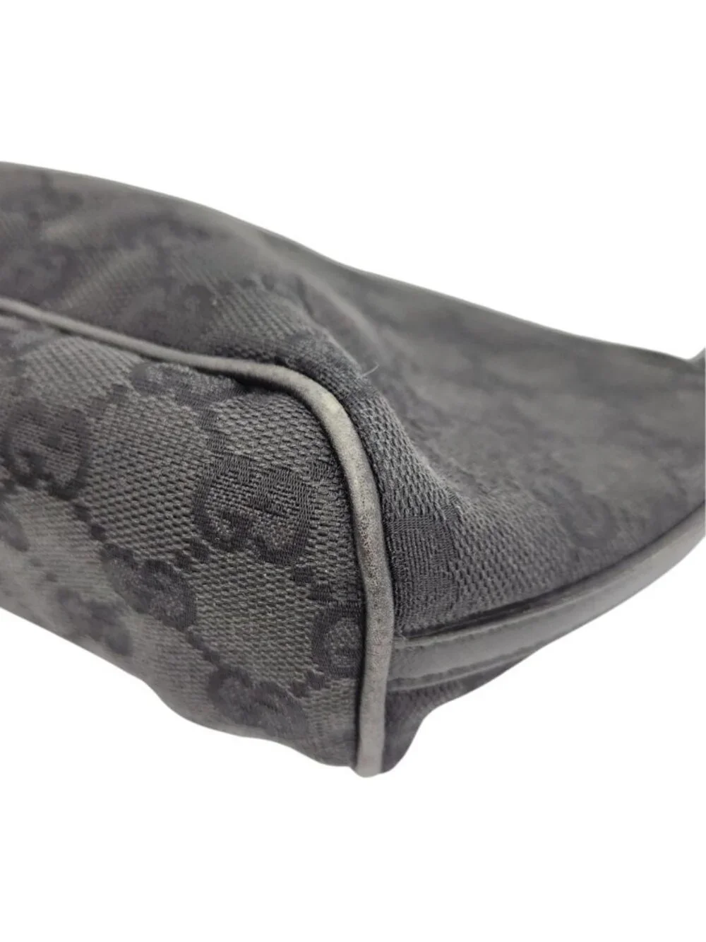 Gucci GG Canvas Pouch Black Handbag